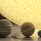 Illustration for article titled Spectacular rendering of the solar system to scale